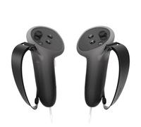 HZLucki Empuñaduras de controlador mejoradas compatibles con accesorios Meta Quest 3S/Quest 3, correa de controlador de silicona degradada extendida, correas ajustables ampliadas para nudillos que se