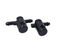 HZLXF1 Parabrisas Delantero 2pcs limpiaparabrisas Agua Lavadora Jet Boquilla for Buick Regal 5 for Insignia de Opel Astra J Un 2009 2010 2011 2012 2013 Material Plástico Negro Limpiaparabrisas