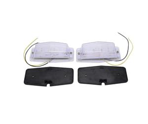 Hzoibyze 2 Luces de Posición Laterales, Lámparas LED de Doble Quemador para, Resistentes a La Intemperie para Camiones Y Automóviles, Fáciles de, Claro