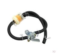 Hzoibyze 2X Bomba de Combustible Eléctrica Bomba de Bomba de Transferencia Válvula de Vacío Conexión Rápida Y Segura Adecuada para Dirt Bike Motocicleta, B