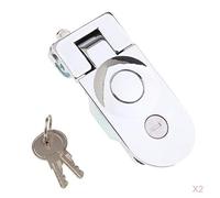 Hzoibyze 2X Oculta con Llave para La Puerta del Compartimento de Equipaje de La Autocaravana