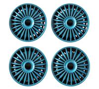 Hzoibyze 4 Piezas Tapacubos Repuesto Protector | Acabado Brillante, Tapa Rueda, Resistente, Embellecedor, para Ruedas, Coches, Conductores,
