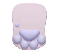 Hzoibyze Alfombrilla de Ratón con Diseño de Pata de, Fácil de Usar, Resistente Al Desgaste, Suave Y Creativa, con Soporte para La Muñeca, Ergonómica Par, Azul Grisáceo