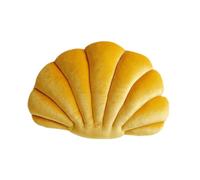 Hzoibyze Cojín Decorativo Almohada Concha Marina Cojín de Piso Decorativo Almohada de Peluche Suave Apto para Regalo Decoración de Cama Uso en Estudio, Amarillo, tal como se describe