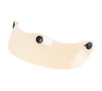 Hzoibyze Cubierta Universal para Visera de Casco con Instalación de 3 Broches, Repuesto para Visera Solar para Cascos 3/4, Beige
