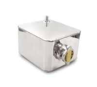 Hzoibyze Depósito de Automotriz Depósito de Expansión Tanque de Desbordamiento Reservorio de Coolant Tanque Auxiliar de Agua con Cuello y Racor Lateral