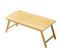 Hzoibyze Escritorio Portátil Mesa Plegable Mesa Auxiliar Mesa de Regazo con Tabla Ergonómica y Cuerpo Plegable Delgado Adecuado para Cama Sofá Suelo Estudio en, Mediano 75cm