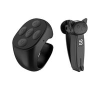 Hzoibyze Herramienta de Cambio de Página Automático, Herramienta Automático, Dispositivo de Pantalla Portátil para Navegación de Páginas, Pulsador Auto, Negro