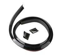 Hzoibyze Kit de Alerón Trasero para Techo de Coche, Embellecedor de Goma, Accesorios Universales para Automóviles, Fácil de Instalar, Alerón Trasero, 4.5 Cm de Brillo Negro