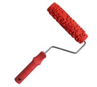Hzoibyze Rodillo Decorativo DIY para Estampado sobre Paredes Empaistado Floral Roller Herramienta Manual Cepillo Decorativo para Pintor Fabricado en Plástico, # 1