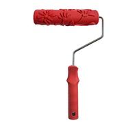 Hzoibyze Rodillo Decorativo DIY para Estampado sobre Paredes Empaistado Floral Roller Herramienta Manual Cepillo Decorativo para Pintor Fabricado en Plástico, # 6