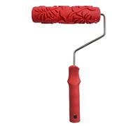 Hzoibyze Rodillo Decorativo DIY para Estampado sobre Paredes Empaistado Floral Roller Herramienta Manual Cepillo Decorativo para Pintor Fabricado en Plástico, # 9