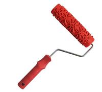 Hzoibyze Rodillo Decorativo DIY para Estampado sobre Paredes Empaistado Floral Roller Herramienta Manual Cepillo Decorativo para Pintor Fabricado en Plástico, # 3