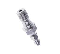 Hzoibyze Tornillo de Pinza de Freno M10x1.0mm Perno de Purga para Caliper Válvula de Purga Incorporada Tornillo Banjo Construcción en Aleación de Titanio, Titanio