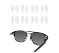 Hzomif 2 pares de almohadillas de nariz de repuesto negras compatibles con | Almohadillas nasales de goma natural suave, antideslizantes, no necesitan herramientas, se adaptan a Costa Del Mar, Maui Jim