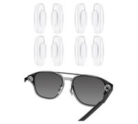 Hzomif 2 pares de almohadillas de nariz de repuesto negras compatibles con | Almohadillas nasales de goma natural suave, antideslizantes, no necesitan herramientas, se adaptan a Costa Del Mar, Maui Jim