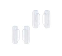 Hzomif 2 pares de almohadillas de nariz de repuesto negras compatibles con | Almohadillas nasales de goma natural suave, antideslizantes, no necesitan herramientas, se adaptan a Costa Del Mar, Maui Jim