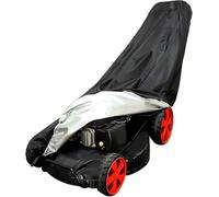 HZOUHONG Cubierta para cortacésped impermeable, 195 x 66 x 108 cm, cubierta para la cortadora de césped, 420D Oxford, cubierta para cortacésped con cordón, resistente al viento, anti-UV, a prueba de