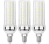 HZSANUE LED Maíz Bombilla 20W, Equivalente a 150W Incandescente, 6000K Blanco Frío, E14 Pequeño Tornillo Edison, 2200lm, 3 Pack