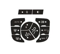 HZSMYXGS Compatible con C&itroen para C4 2014-2018 Calcomanía para Reparar el botón de Control del Aire Acondicionado del automóvil Kit de reparación de interruptores Desgastados