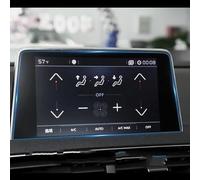HZSMYXGS Compatible con Peugeot 3008 5008 3008GT 4008 2017 2018 2019 Protector de Pantalla de Vidrio Templado para navegación GPS para Coche Protector de Pantalla HD Coche Protector Pantalla