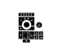 HZSMYXGS Compatible con Range para Rover Sport L494 para Discovery L462 Cubierta de botón de Consola Central Pegatina de Control de tracción Terreno(Terrain Mode D)