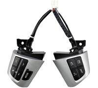 HZSMYXGS Interruptor del Volante Compatible con Toyota para Auris 2011 2012 2013 8425002230 Botón de Control de Audio del Volante Interruptor multifunción Accesorio para Coche(Silver)