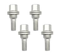 HZSMYXGS Pernos de llanta Compatible con Peugeot para 206 308 3008 207 Tuercas y Pernos de Rueda de Coche de 17 mm Asiento Plano 540567
