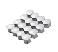 HZSMYXGS Pernos de llanta Compatible con Peugeot para 207 para 208 para 3008 para 301 para 307 para 308 Tapa de Tornillo de Cubo de Rueda de Coche Cubierta de Tornillo