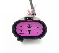 HZSMYXGS Spina sensore Conectores De Cable De 4 Pines para Ventilador De Coche Resistentes Al Agua Compatible con VW para Passat para Golf 1J09064 1J0906444 1J0906234(Female)