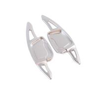 HZSMYXGS Volante levas Cambio Compatible con A6 para A7 C8 2019 2020 2021 2022 2023 Paletas de Cambio de Volante de Coche Palancas de Cambio Extensibles(Silver)