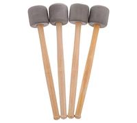 Hztuang 4 Uds. de Mazos de Tambor de Bajo, Mazos de Mazos de Cabeza de Espuma para PercusióN de Banda de Marcha