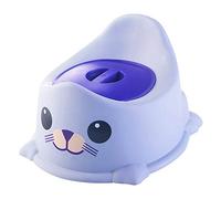 Hztuang Asiento De Aprendizaje Maceta Con Respaldo Portátil Para Niños Inodoro Niño Taburete Lindo Olla para Niños - Púrpura