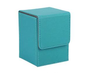 Hztuang Caja de Cartas Caja de Cartas Caja de Juego de Cartas con para Carpetas Yugioh : 100+, Azul