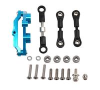 Hztuang Conjunto de dirección de manivela rodamiento de bolas de aleación de aluminio para TT02 TT-02 TT02D TT-02D 1/10 Accesorios de piezas de actualización de coche RC