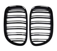 Hztuang Parrilla de la Parrilla Negro Brillante RiñóN Deporte para F01 F02 7-Series 730D 740D 750D