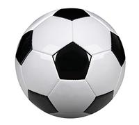 Hztuang tamaño 5 globos de fútbol de entrenamiento profesional de cuero de la PU negro blanco balones de fútbol equipo de meta atch globos de entrenamiento