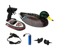 Hztuang V201 RC RC de Pato 2,4 GHz Caza Movimiento Control Remoto Pato Impermeable para Piscina Estanque JardíN DecoracióN