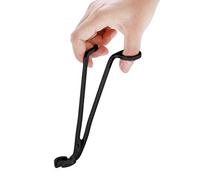 Hztyyier 1 Unids Tijeras Corta pabilos Vela Recortadora de Mecha Recubrimiento de Moda Vela de Acero Inoxidable Clip de Corazón Herramienta de Tijeras de Recorte de Mecha(Negro)