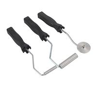 Hztyyier 3 piezas rodillos de fibra de vidrio FRP para laminado resistente y duradero for moldes