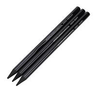 Hztyyier 3 uds lápices de dibujo carbón puro profesional duro medio suave set herramientas dibujo sin madera for artistas