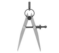 Hztyyier 4 Pulgadas Brújulas de Cuero Ajustable Creaser de ala divisoria de Acero bloqueable Herramienta de divisores de línea giratoria para Bricolaje Leathercraft