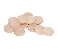 Hztyyier 50 Monedas Madera Redondas Discos sin pulir para Manualidades y decoración