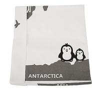 Hztyyier Alfombra de Juego Plegable para bebé con Patrón de Mapa del Mundo, Alfombra Suave para Juegos de Niños para Decoración del Hogar ((mapa del mundo))