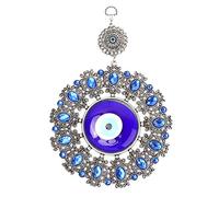 Hztyyier Amuleto Turco de Vidrio Azul, Colgante de Pared Mal de Ojo, Decoración para el Hogar, Protección y Suerte