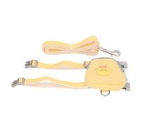 Hztyyier Arnés y Correa con Diseño de Animales para Cachorros, para Gatos, Perros Pequeños, Arnés Ajustable para Mochila para Mascotas para Caminar Al Aire Libre, Mochila para Perros de Algodón y