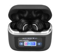 Hztyyier Auriculares Inalámbricos de Traducción con Pantalla de Aplicación Auriculares Traductores Multilingües para Comunicación Internacional 74 Idiomas 70 Acentos