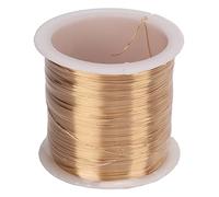 Hztyyier Bobina de Alambre de Cobre para Joyas que Rompen 0.3 Mm de Joyas de 100 Metros que Hacen Giro de Alambre