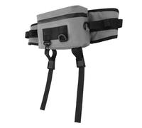 Hztyyier Bolsa de Aparejos de Pesca Impermeable, Riñonera de Pesca con Correa Ajustable, Riñonera de para Senderismo Al Aire Libre, Material de PVC para Escalada (Gray)