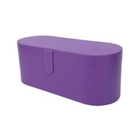 Hztyyier Bolsa de Viaje para Herramientas para el Cabello, Estuche de Almacenamiento para Secador de Pelo de PU de Primera Calidad, Antiarañazos, a Prueba de Salpicaduras, con Diseño (Purple)